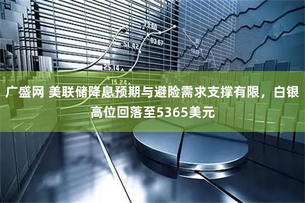 广盛网 美联储降息预期与避险需求支撑有限，白银高位回落至5365美元
