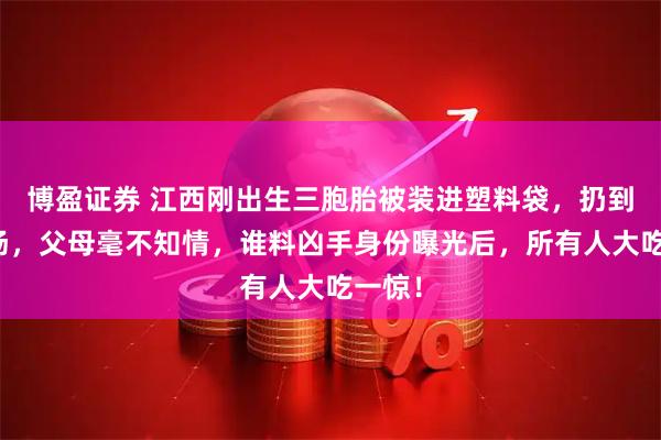 博盈证券 江西刚出生三胞胎被装进塑料袋，扔到垃圾场，父母毫不知情，谁料凶手身份曝光后，所有人大吃一惊！